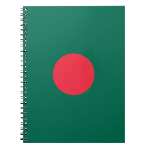 Cuaderno Bandera patriótica de Bangladesh
