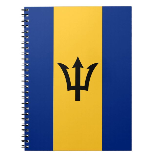 Cuaderno Bandera Patriótica de Barbados (Frente)