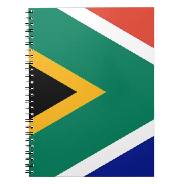 Cuaderno Bandera patriótica de Sudáfrica Bokke (Frente)