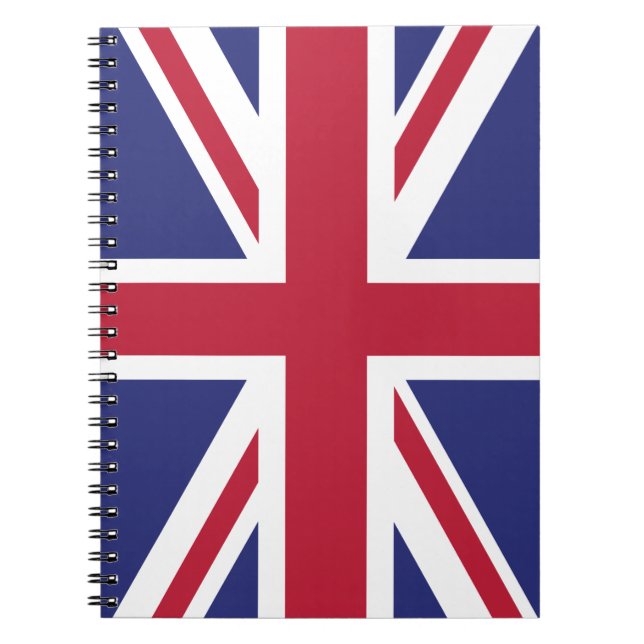 Cuaderno Bandera Patriótica del Reino Unido (Frente)