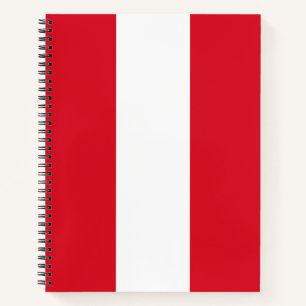 Cuaderno Bandera peruana (Perú)
