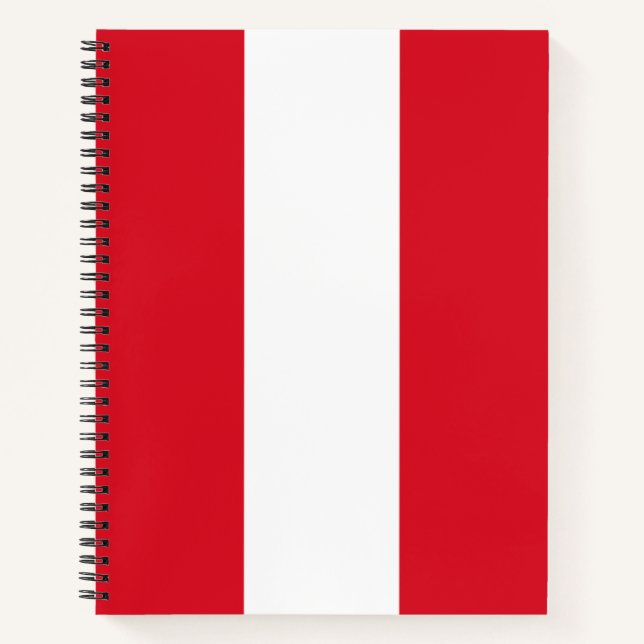Cuaderno Bandera peruana (Perú) (Anverso)