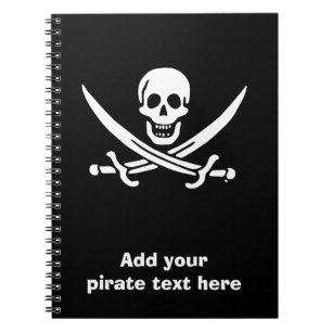 Cuaderno Bandera pirata jolly roger