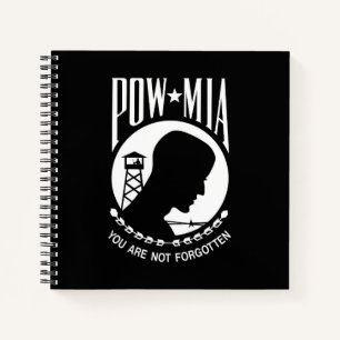 Cuaderno Bandera POW MIA: Soldados desaparecidos de la Guer