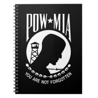 Cuaderno Bandera POW MIA: Soldados desaparecidos de la Guer