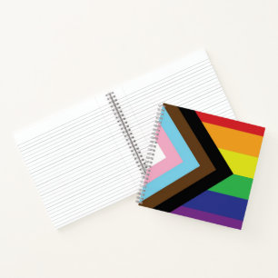 Cuaderno Bandera progresista LGBTQIA