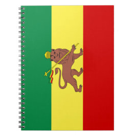 Cuaderno Bandera rastafari (Rastafarianismo) (Rasta)