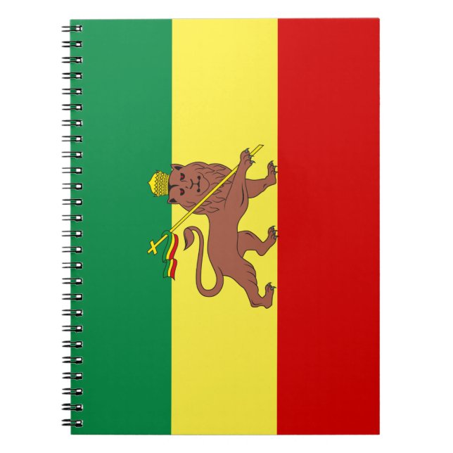 Cuaderno Bandera rastafari (Rastafarianismo) (Rasta) (Frente)
