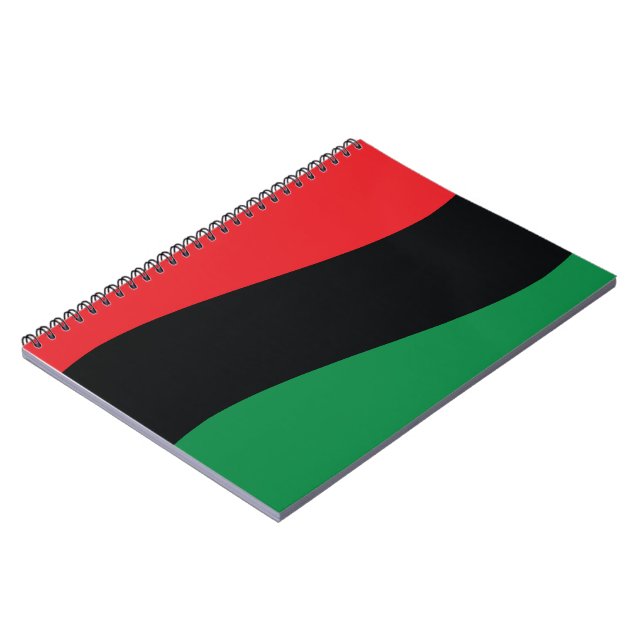 Cuaderno Bandera roja, negra y verde (Lado Izquierdo)