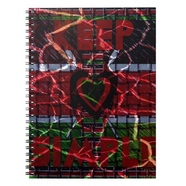 Cuaderno Bandera rota: Manténganlo simple - Resiliencia ken (Frente)