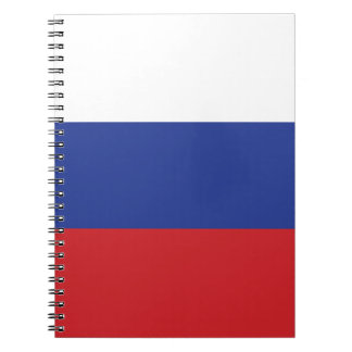 Cuaderno Bandera rusa, regalo de orgullo patriótico ruso