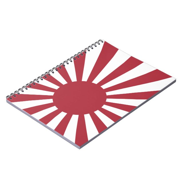 Cuaderno Bandera solar imperial en ascenso de Japón, Edo a  (Lado Izquierdo)