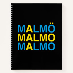 Cuaderno Bandera sueca MALMO