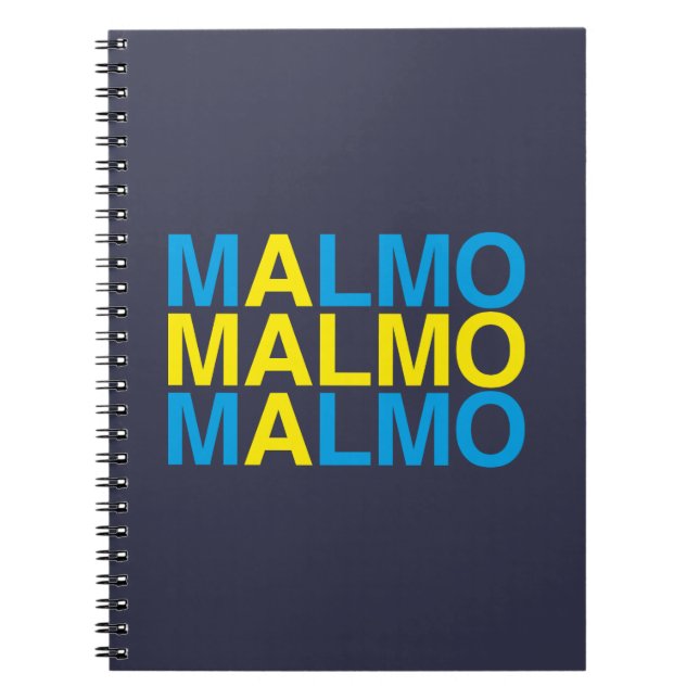 Cuaderno Bandera sueca MALMO (Frente)