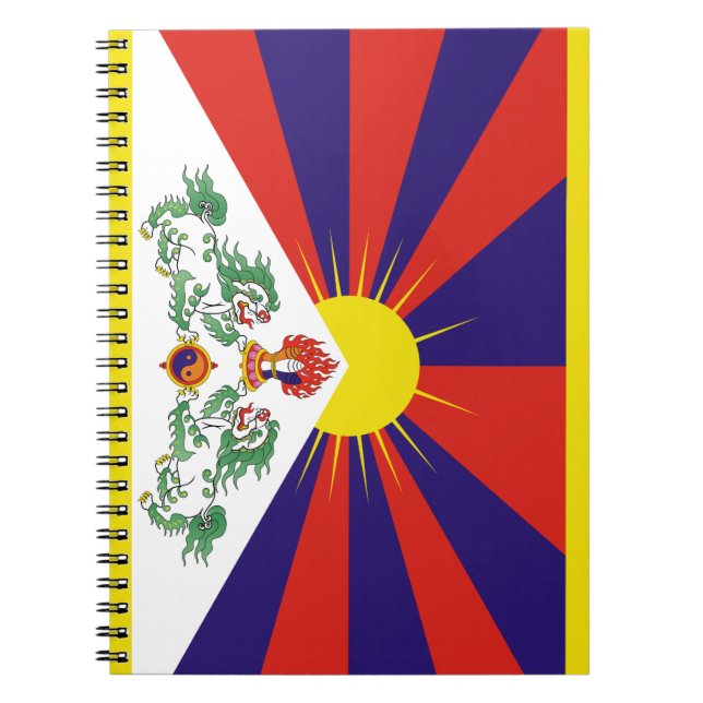 Cuaderno Bandera tibetana (Frente)