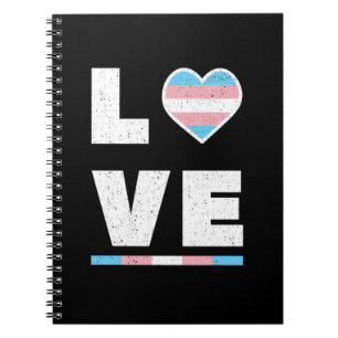 Cuaderno Bandera transgénero LGBT orgullo bandera Grunge an
