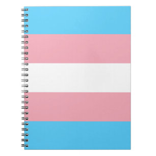 Cuaderno Bandera transgénero orgullo LGBT símbolo gay homos