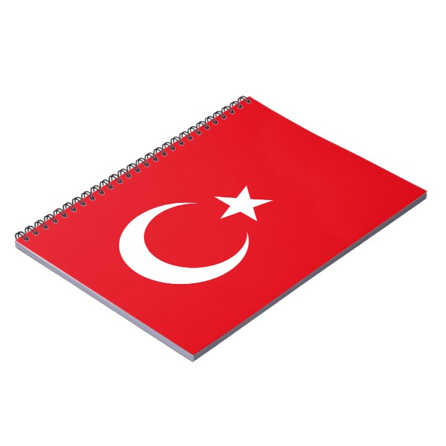 Cuaderno Bandera turca (Turquía) (Lado Izquierdo)
