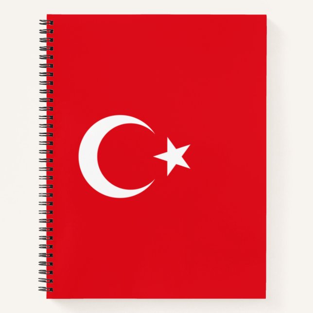 Cuaderno Bandera turca (Turquía) (Anverso)