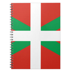 CUADERNO BANDERA VASCA VASCA DE IKURRIÑA DRAPEAU EUSKADI
