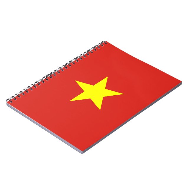 Cuaderno Bandera vietnamita (Vietnam) (Lado Izquierdo)