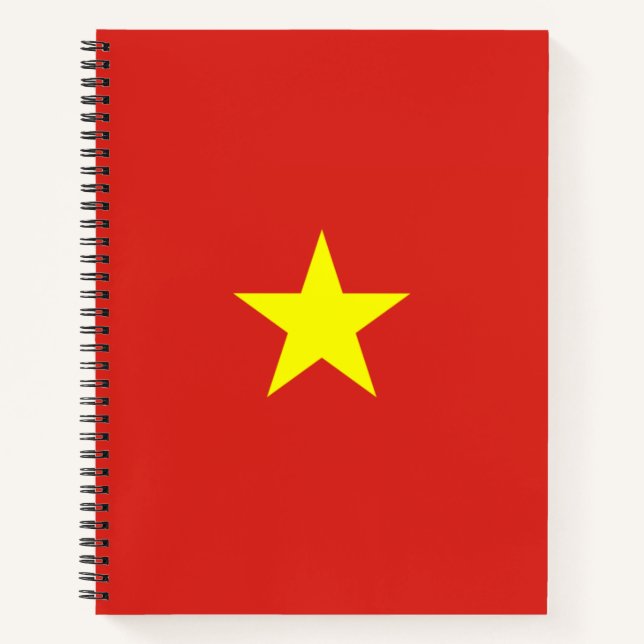 Cuaderno Bandera vietnamita (Vietnam) (Anverso)