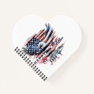 Cuaderno Bandera y águila de los Estados Unidos. Independen