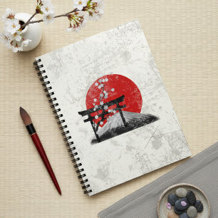 Cuaderno Bandera y símbolos de Japón ID153