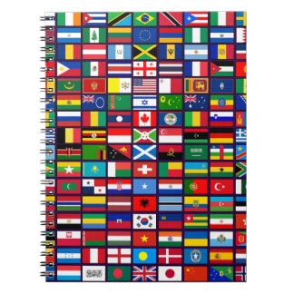 Cuaderno Banderas de los Países del Mundo
