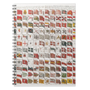 Cuaderno Banderas Náuticas Antiguas del Mundo Póster