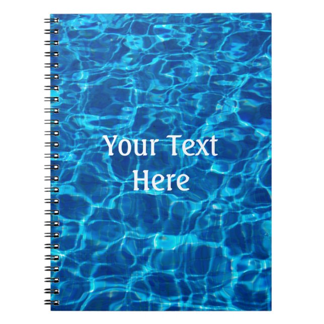 Cuaderno Bañera de agua de la piscina (Frente)