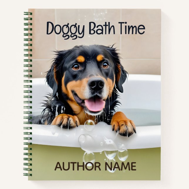 Cuaderno Baño de Doggy Bath - Portátil de inspiración (Anverso)