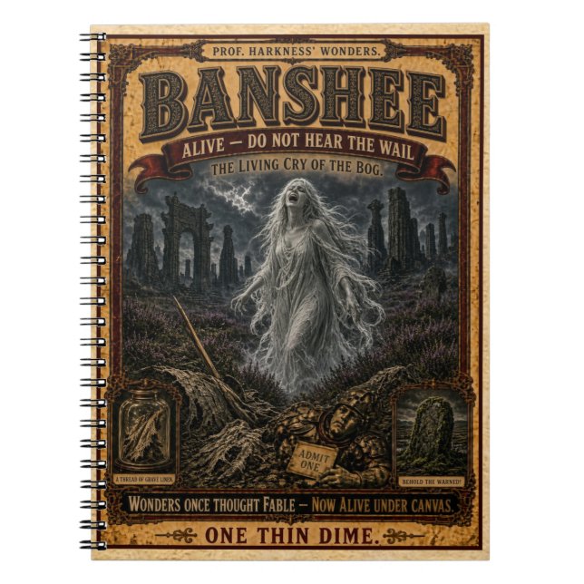 Cuaderno Banshee, Monstruo de Circo Antiguo (Frente)