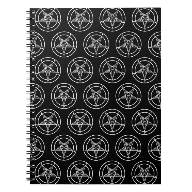 Cuaderno Baphomet Pentagram Satanic (Frente)