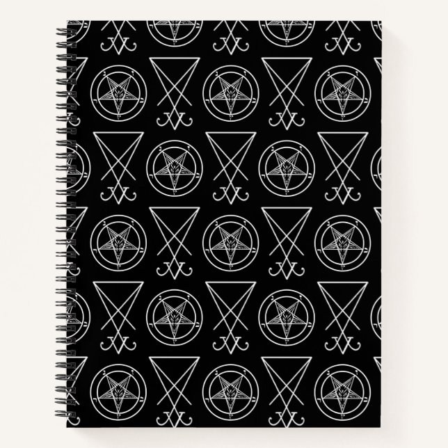 Cuaderno Baphomet y Sigil de Lucifer (Anverso)