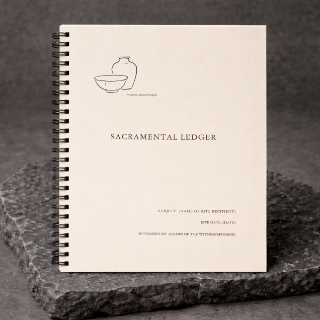 Cuaderno Baptism/Confirmation Rite GodParent Keepsake (Confirmation/ Baptism/God Parent Gift)