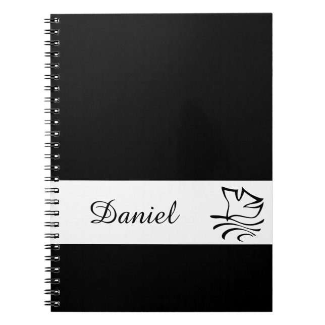 Cuaderno Baptism Dove Nombre personalizado del bloc de nota (Frente)