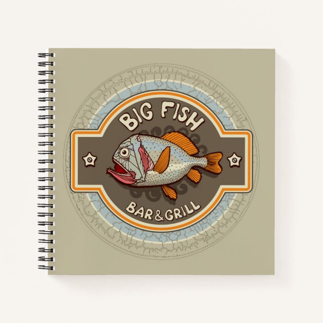 Cuaderno Bar Big Fish Y Poster Grill (Anverso)