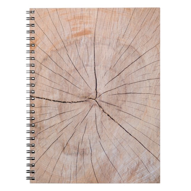 Cuaderno Baraja de madera marrón (Frente)