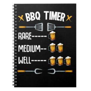 Cuaderno Barbacoa Temporizador de barbacoa Raras Beber de