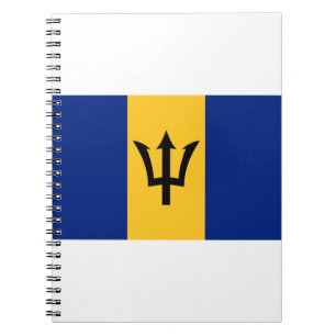 Cuaderno Barbados Flag
