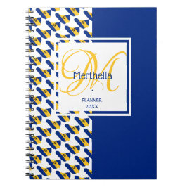 Cuaderno BARBADOS Flag Custom Monogram Add Your Name