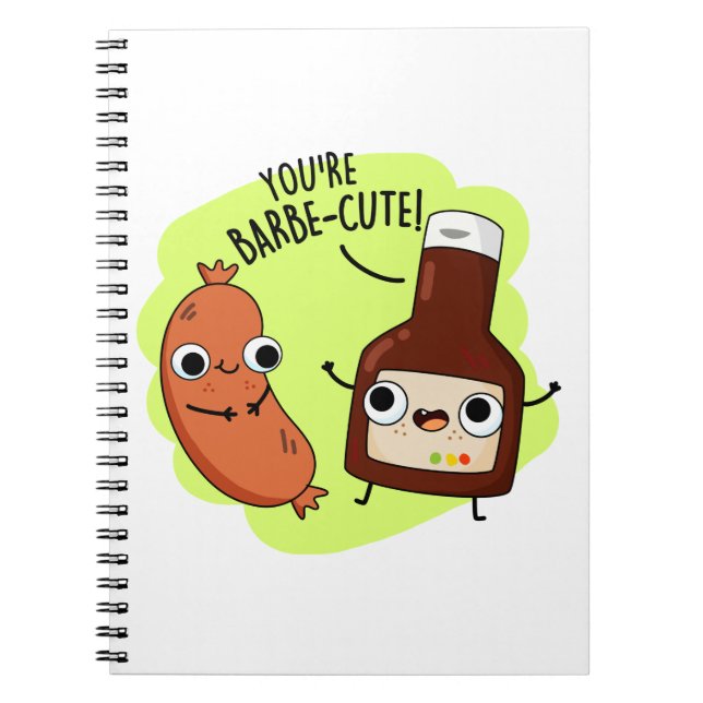 Cuaderno Barbe-cute Chiste Pun de Barbacoa  (Frente)