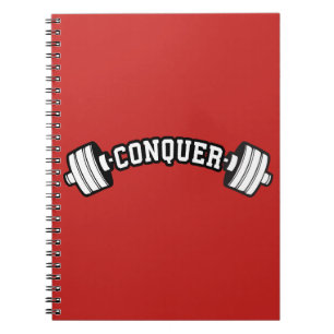 Cuaderno Barbell, CONQUISTA - Gimnasio Inspirador de Halter