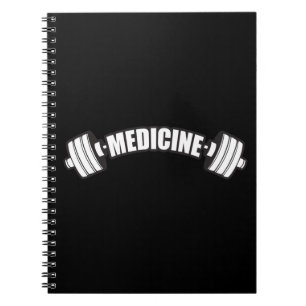 Cuaderno Barbell - Medicina de hierro - Gimnasio para Levan