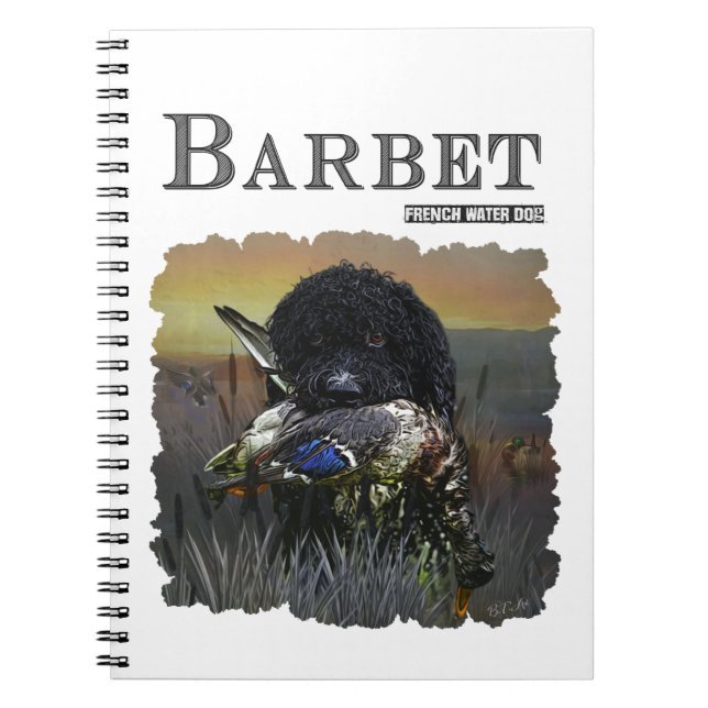 Cuaderno Barbet , Perro de Agua Francés (Frente)