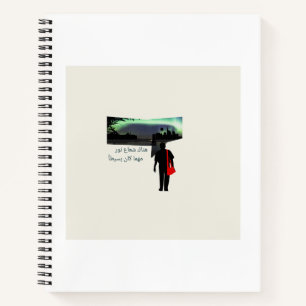 Cuaderno Barcas Nocturnas Cita Árabe y Silueta