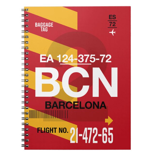 Cuaderno Barcelona - Diario de viajes (Frente)