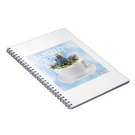 Cuaderno Barcelona en un Skyline de la Sagrada Familia