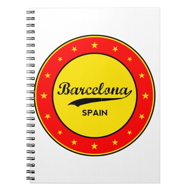 Cuaderno Barcelona, Spain, circle (Frente)
